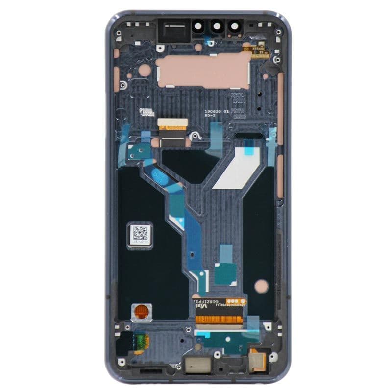OLED Screen and Digitizer Assembly w/ Frame for LG G8S ThinQ (Mirror Black)