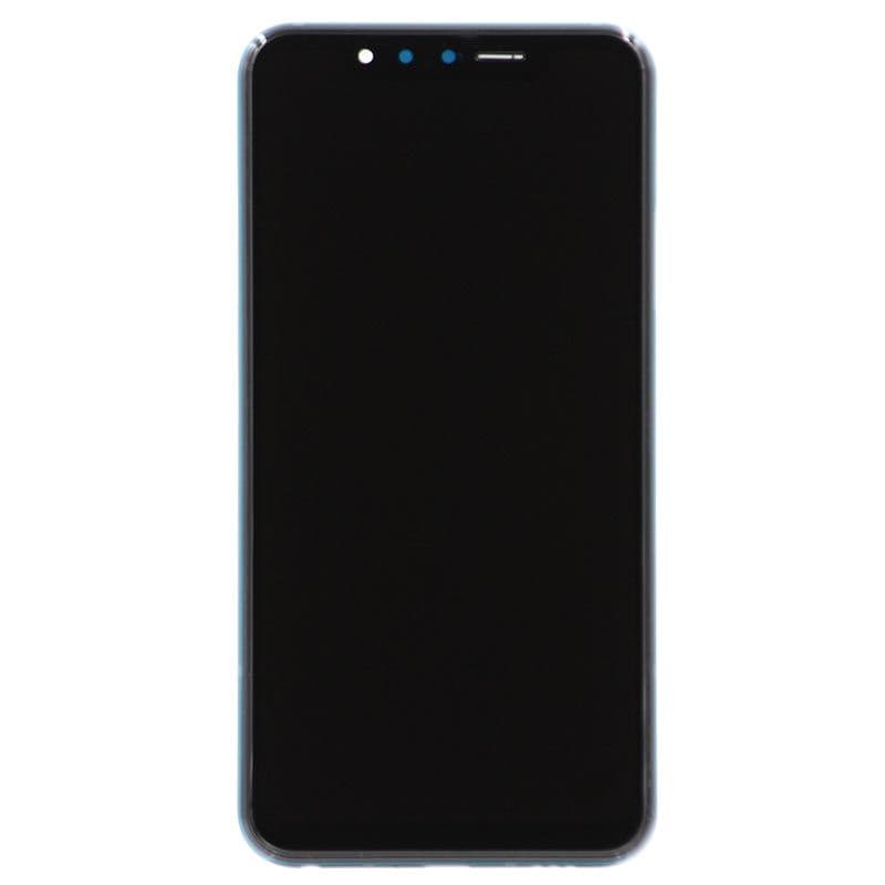 OLED Screen and Digitizer Assembly w/ Frame for LG G8S ThinQ (Mirror Teal)