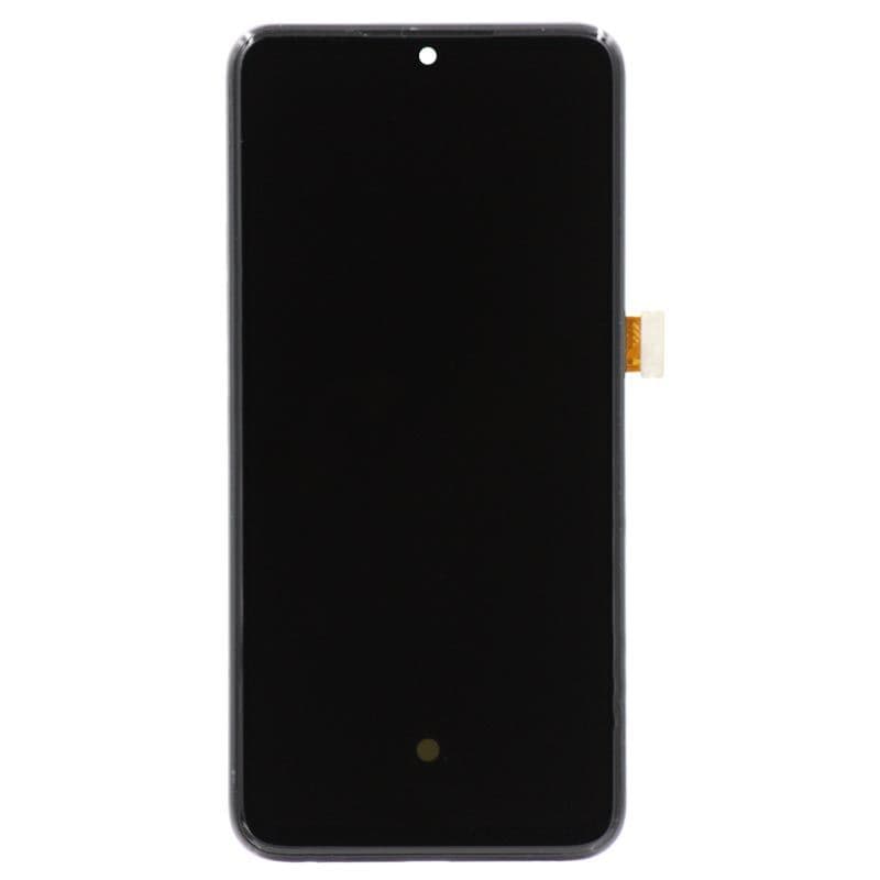 LCD Screen and Digitizer Assembly w/ Frame for LG G8X ThinQ (Aurora Black)