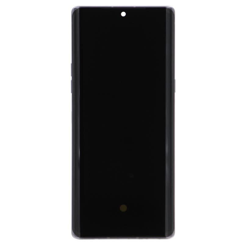 Refurbished - OLED Screen and Digitizer Assembly w/ Frame for LG Velvet (G9) (Verizon UW) (Black)