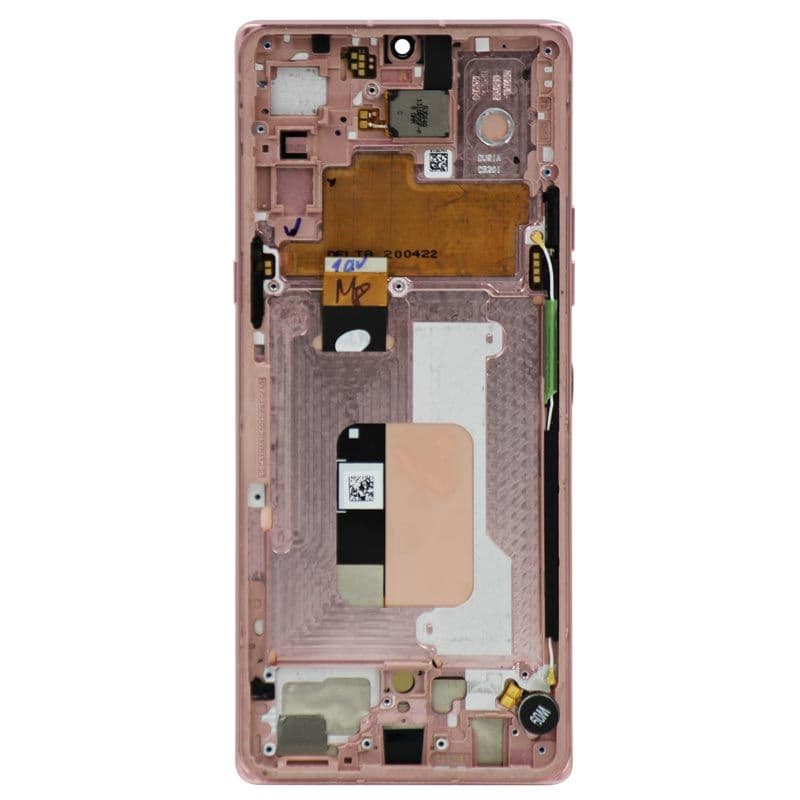 Refurbished - OLED Screen and Digitizer Assembly w/ Frame for LG Velvet (G9) (All Carriers Except Verizon UW) (Pink)