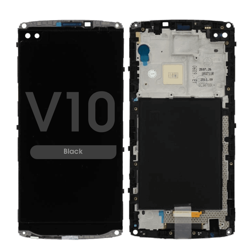 LCD Screen and Digitizer Assembly w/ Frame for LG V10 (Black)
