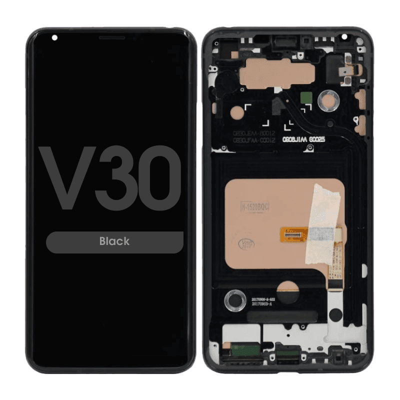 LCD Screen and Digitizer Assembly w/ Frame for LG V30