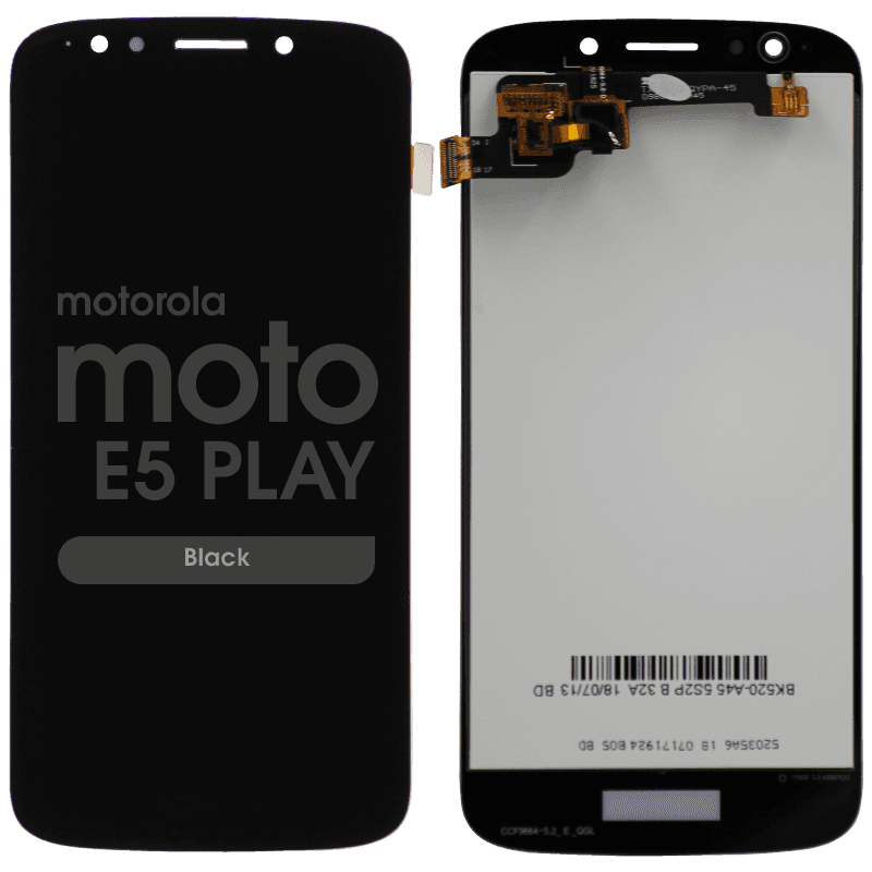 LCD Screen and Digitizer Assembly for Motorola Moto E5 Play (No Frame) (Black)