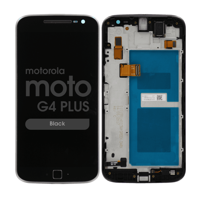 LCD Screen and Digitizer Assembly w/ Frame for Motorola Moto G4 Plus (XT1640 / XT1641 / XT1642 / XT1644) (Black)