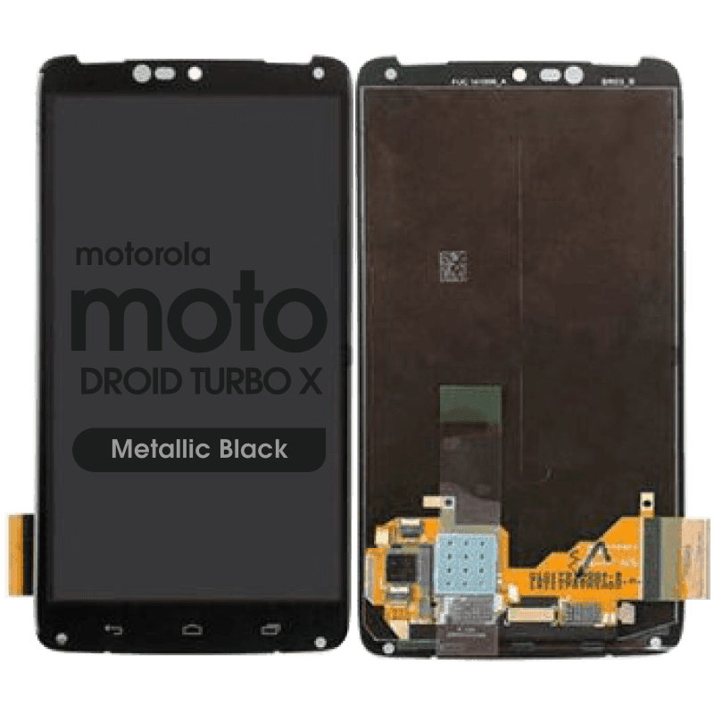 LCD Screen and Digitizer Assembly for Motorola Droid Turbo X (XT1254) (No Frame) (Metallic Black)