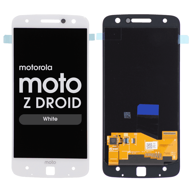 LCD Screen and Digitizer Assembly for Motorola Moto Z Droid (XT1650-01 / 03) (No Frame) (White)