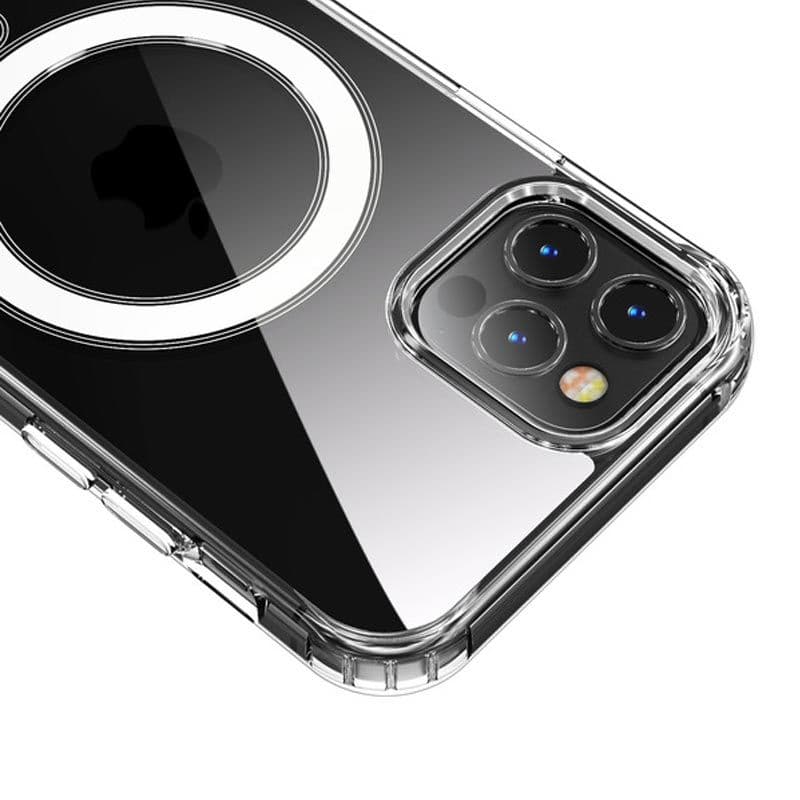 MyBat Pro - Fusion Hybrid Case Plus AttachMe with MagSafe Compatible for iPhone 12 / 12 Pro (Transparent Clear)