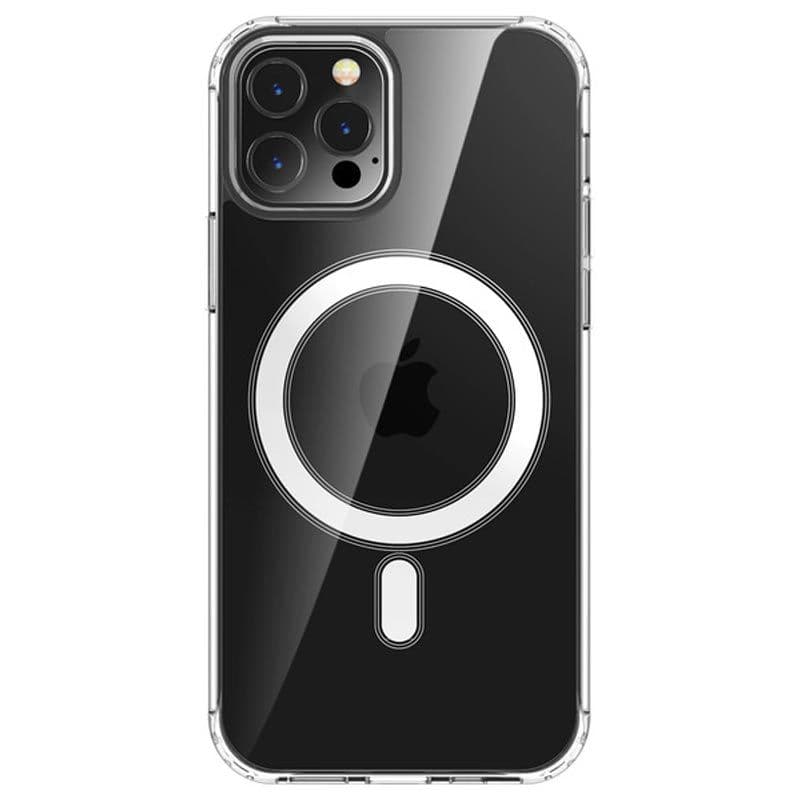 MyBat Pro - Fusion Hybrid Case Plus AttachMe with MagSafe Compatible for iPhone 12 / 12 Pro (Transparent Clear)