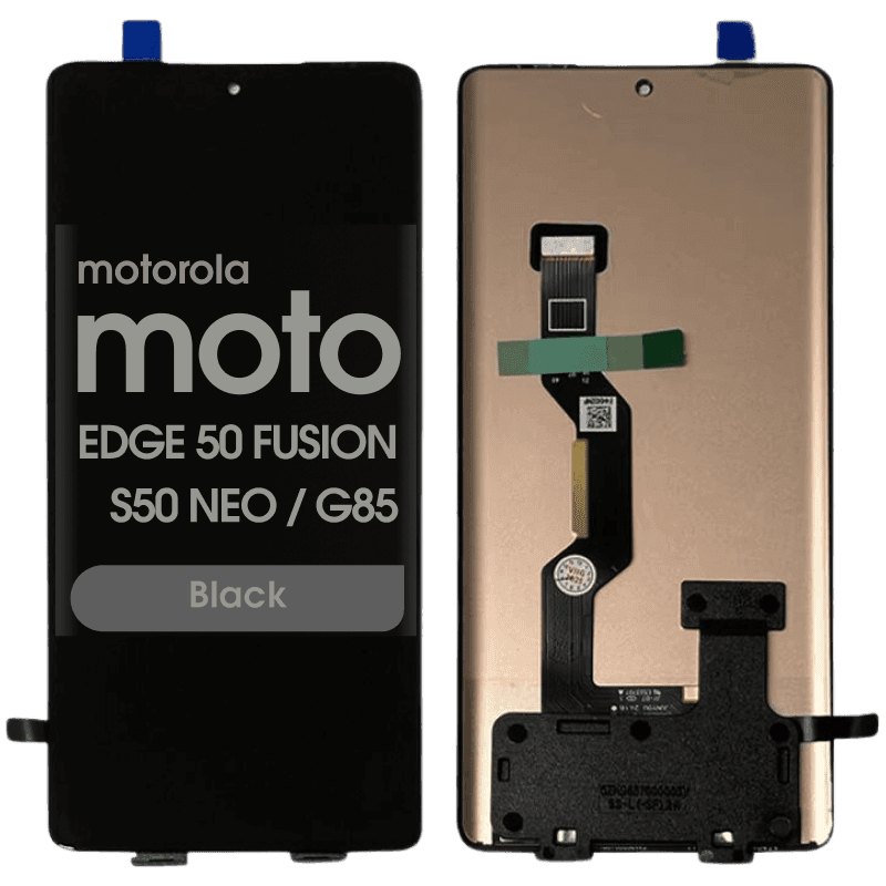 Refurbished - OLED Assembly for Motorola Edge 50 Fusion (XT2429 / 2024) S50 Neo / G85 (XT2427-3 / 2024) (No Frame) (Black)
