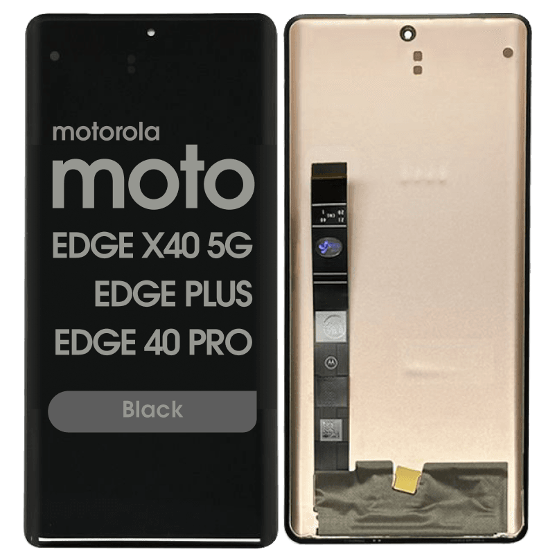 Refurbished - OLED Screen and Digitizer Assembly for Motorola Moto Edge X40 5G (XT2301-5 / 2023) / Edge Plus (XT2301-1 / 2023) / Edge 40 Pro (XT2301-4 / 2023) (No Frame) (Black)