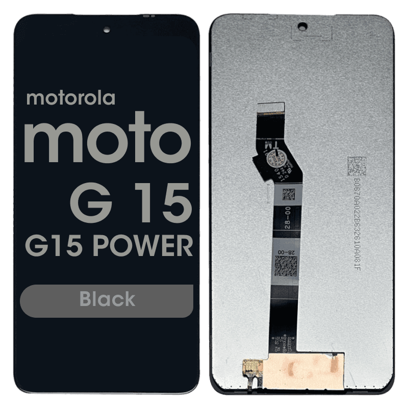 Refurbished - LCD Screen and Digitizer Assembly for Motorola Moto G15 (XT2521-3 / 2025) / G15 Power (XT2521-5 / 2025) (No Frame) (Black)