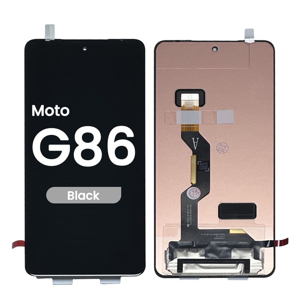 Refurbished - OLED Screen and Digitizer Assembly for Moto G86 (XT2527 / 2025) (No Frame) (Black)