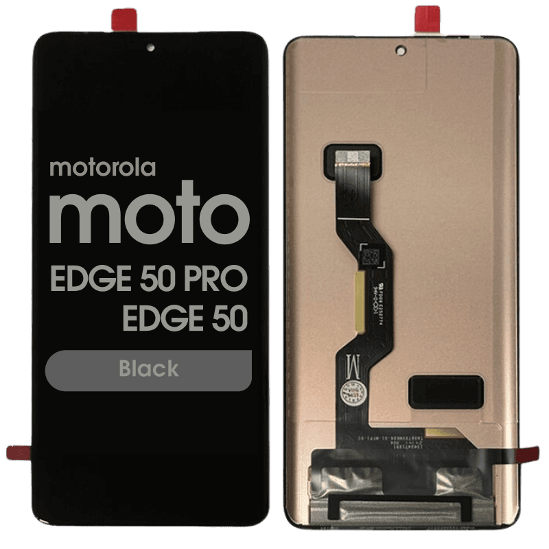 Refurbished - OLED Assembly for Motorola Moto Edge 50 Pro (XT2403 / 2024) / Moto Edge 50 (XT2407-3/2024) (No Frame) (Black)