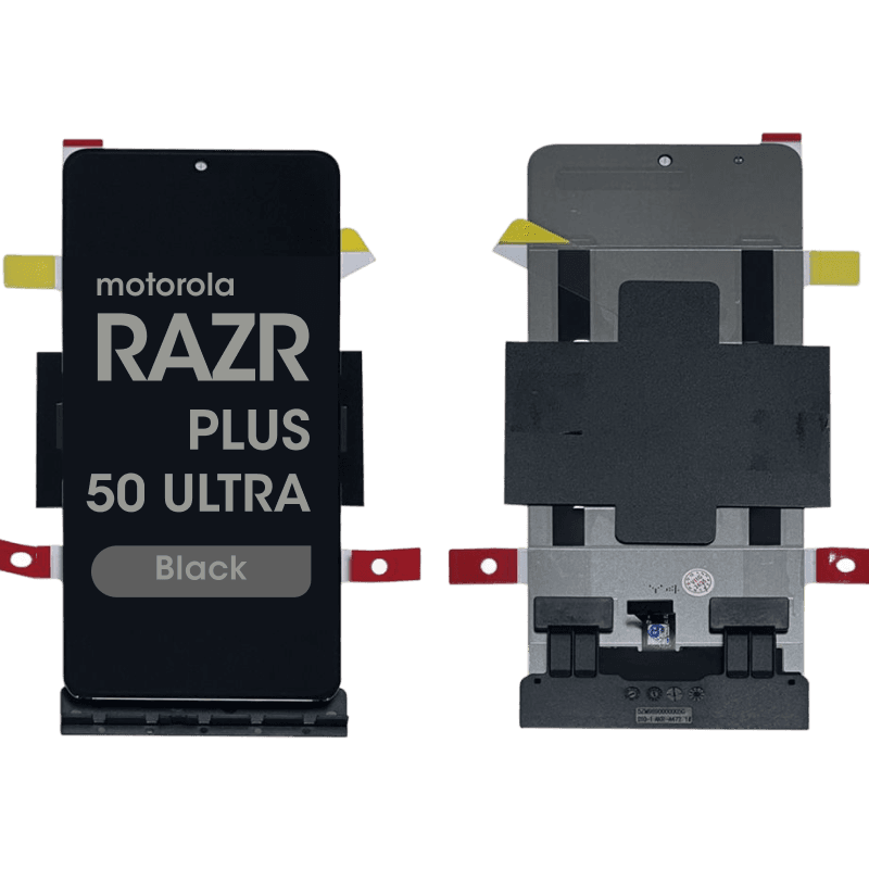 Refurbished - Inner OLED Screen and Digitizer Assembly for Motorola Moto Razr Plus / Razr 50 Ultra (XT2451 / 2024) (No Frame) (Black)