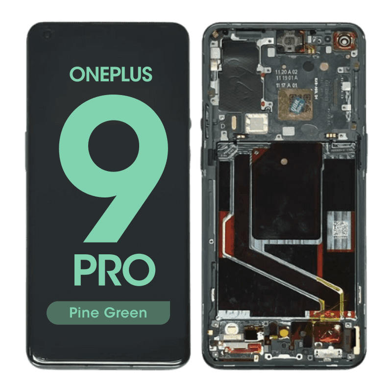 Refurbished - OLED Screen and Digitizer Assembly w/ Frame for OnePlus 9 Pro (Pine Green)