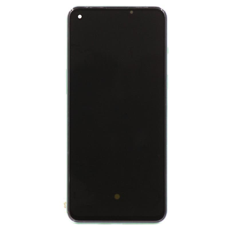 Refurbished - OLED Screen and Digitizer Assembly w/ Frame for OnePlus Nord 2 5G / Nord CE 5G (Green Wood)