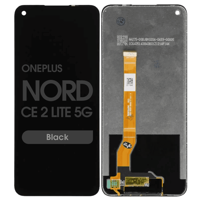 Refurbished - LCD Screen and Digitizer Assembly for OnePlus Nord CE 2 Lite 5G (No Frame) (Black)