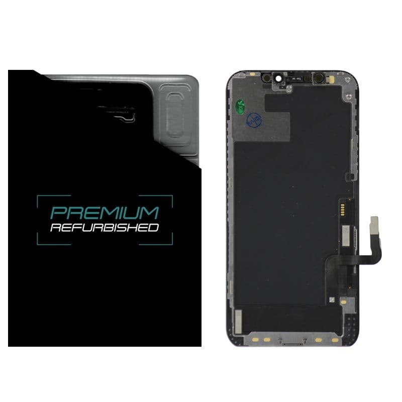Premium Refurbished - OLED Screen Assembly for iPhone 12 / 12 Pro (Black)