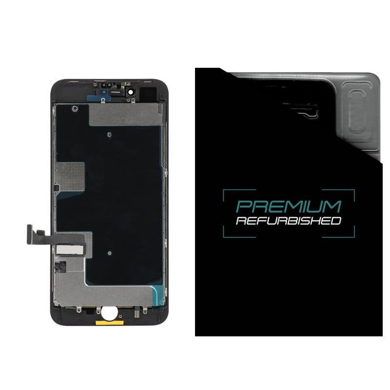 Premium Refurbished - LCD Screen and Digitizer Assembly for iPhone 8 Plus (Black)