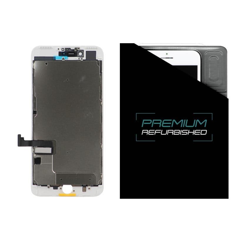 Premium Quality (Refurbished) LCD Screen and Digitizer Assembly, White, for iPhone 7 Plus (5.5")