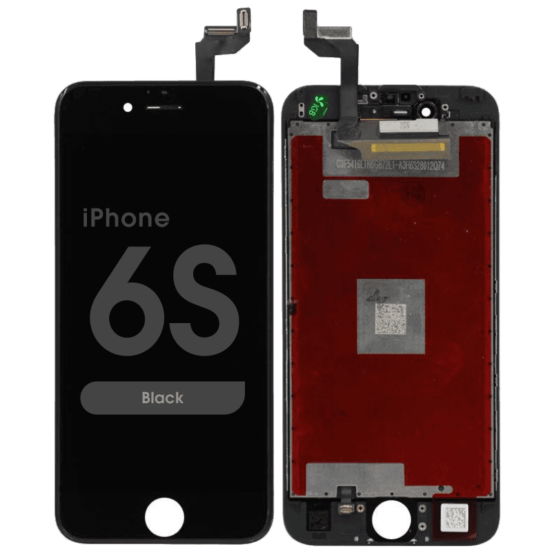 Premium Refurbished - LCD Screen and Digitizer Assembly for iPhone 6S (Black)