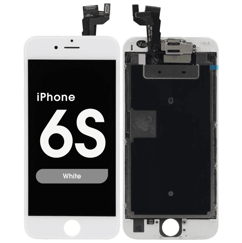 Complete Assembly - LCD Screen and Digitizer Assembly for iPhone 6S (Front Camera / Prox Sensor / Earspeaker Pre-Installed) (White)