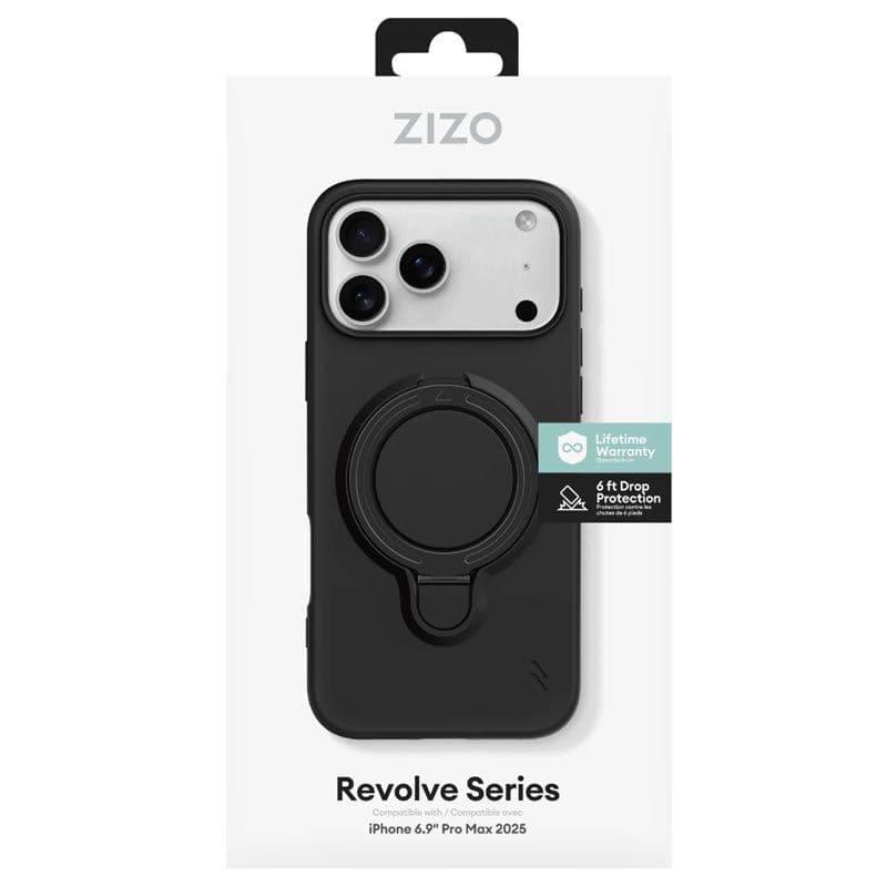ZIZO - REVOLVE Series iPhone 17 Pro Max Case (Magnetic Black)