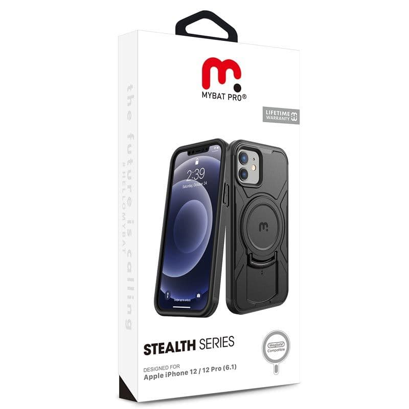 MyBat Pro - Stealth Series Case for iPhone 12 Pro / 12 (Black)