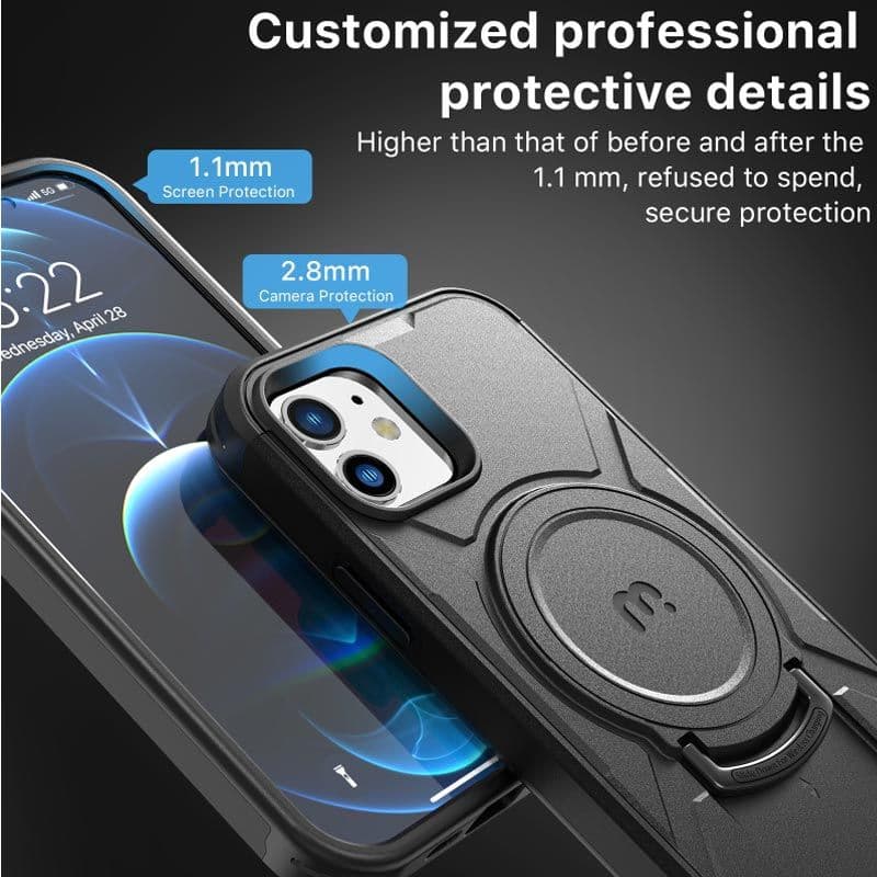 MyBat Pro - Stealth Series Case for iPhone 12 Pro / 12 (Black)