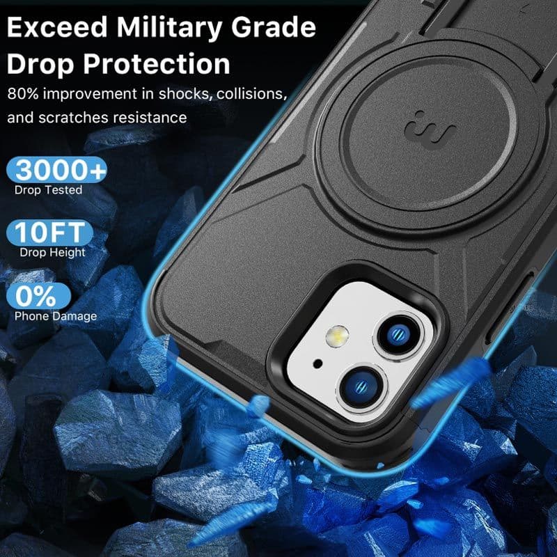 MyBat Pro - Stealth Series Case for iPhone 12 Pro / 12 (Black)
