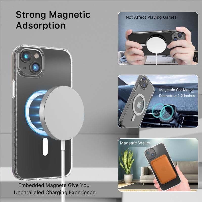 MyBat Pro - Mood Series MagSafe Case for iPhone 16e / 14 / 13 (Transparent Clear)