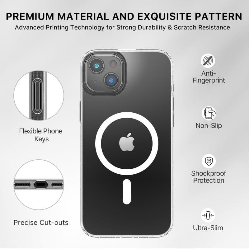MyBat Pro - Mood Series MagSafe Case for iPhone 16e / 14 / 13 (Transparent Clear)