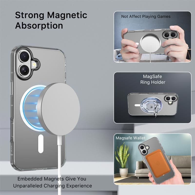 MyBat Pro - Savvy Series MagSafe Case for iPhone 16 (Clear)