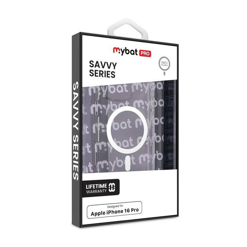 MyBat Pro - Savvy Series MagSafe Case for iPhone 16 Pro (Clear)
