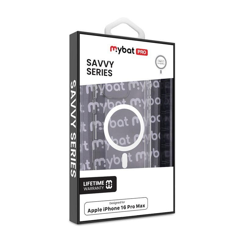 MyBat Pro - Savvy Series MagSafe Case for iPhone 16 Pro Max (Clear)