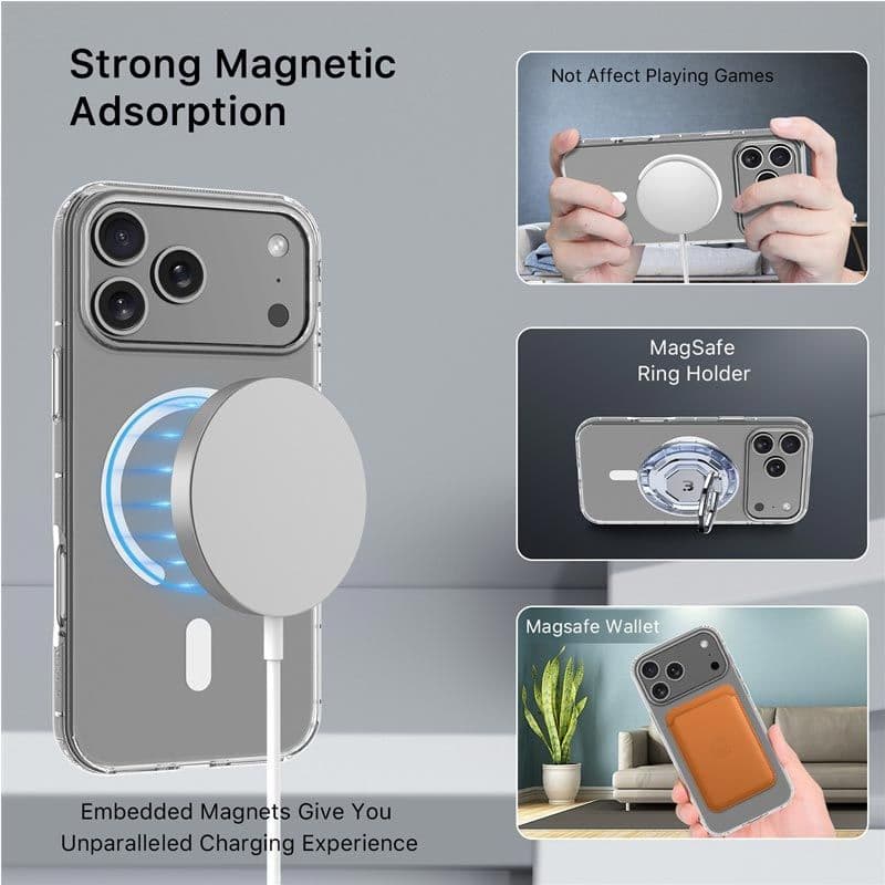 MyBat Pro - Savvy Series MagSafe Case for iPhone 17 Pro (Clear)