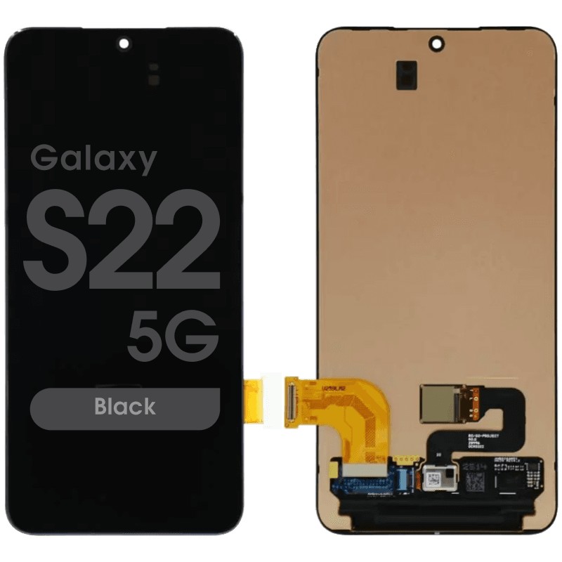 Service Pack - OLED Screen and Digitizer Assembly for Samsung Galaxy S22 5G (G901) (No Frame) (Black)