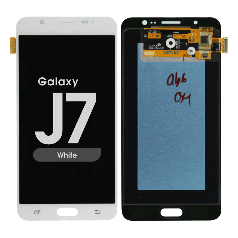 LCD Screen and Digitizer Assembly for Samsung Galaxy J7 (J710) (No Frame) (White)
