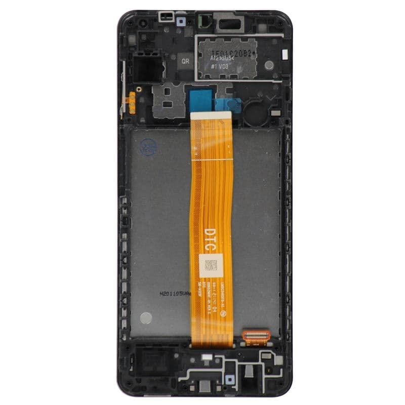 Premium - LCD Screen and Digitizer Assembly w/ Frame for Samsung Galaxy A12 (A125) (Black)