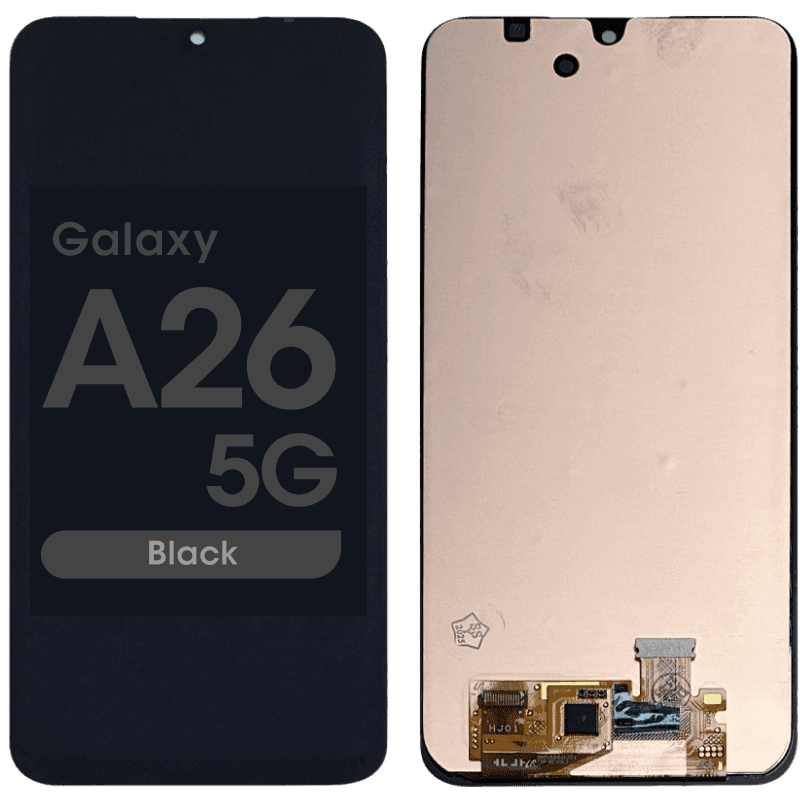 Refurbished - OLED Screen and Digitizer Assembly for Samsung Galaxy A26 5G (A266 / 2025) (No Frame) (Black)