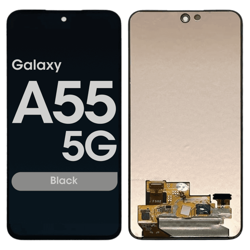 Refurbished - OLED Screen and Digitizer Assembly for Samsung Galaxy A55 5G (A556 / 2024) (No Frame) (Black)
