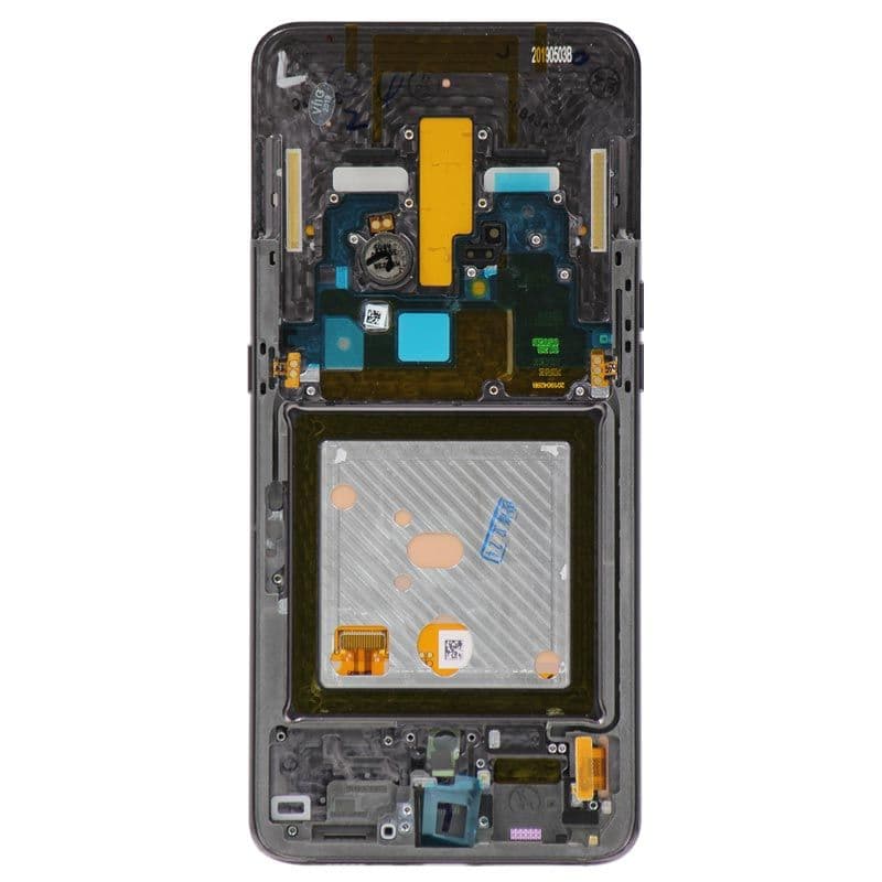 LCD Screen and Digitizer Assembly w/ Frame for Samsung Galaxy A80 (A805) (Phantom Black)