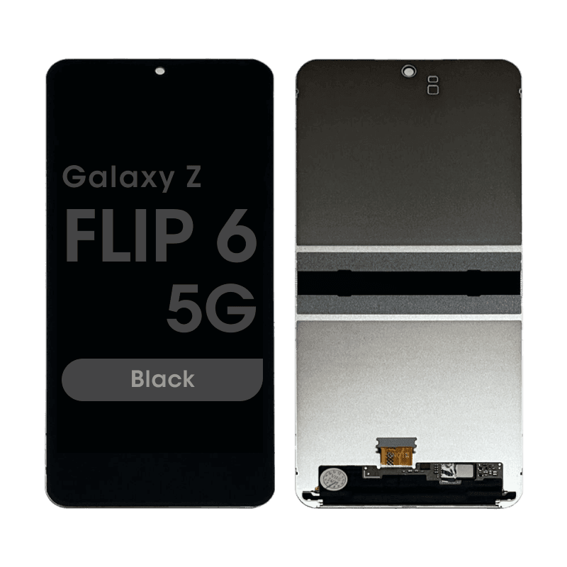 Refurbished - Inner OLED Screen and Digitizer Assembly for Samsung Galaxy Z Flip 6 5G (F741) (US & International) (Black)