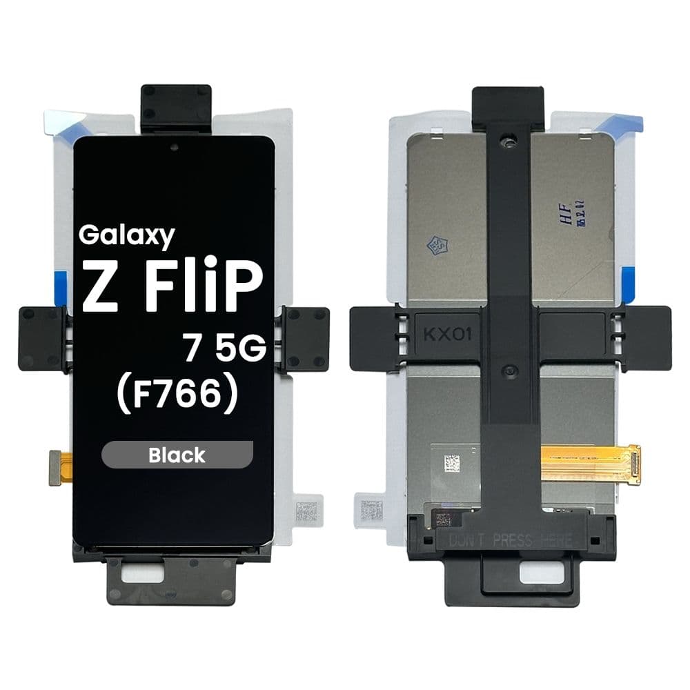Refurbished - Inner OLED Screen and Digitizer Assembly for Samsung Galaxy Z Flip 7 5G (F766) (No Frame) (Black)