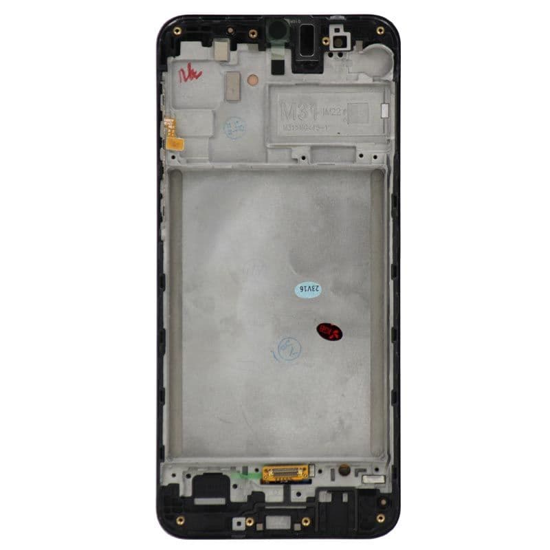 Refurbished - OLED Screen and Digitizer Assembly w/ Frame for Samsung Galaxy M31 (M315) (Space Black)