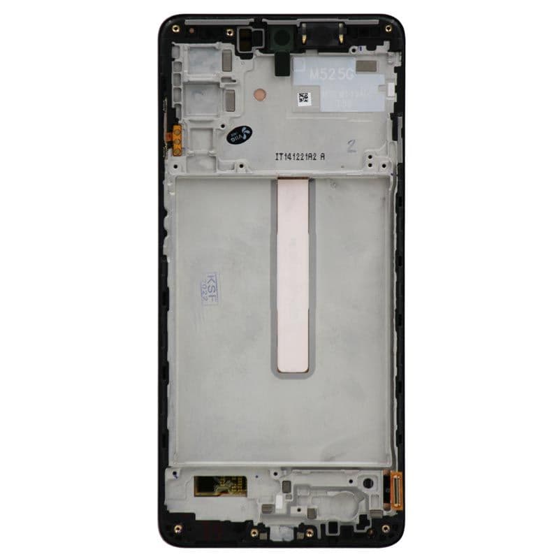 Refurbished - OLED Screen and Digitizer Assembly w/ Frame for Samsung Galaxy M52 5G (M526) (Black)