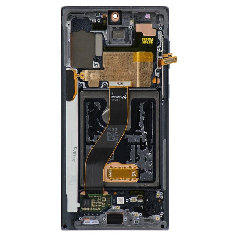 Refurbished - OLED Screen and Digitizer Assembly w/ Frame for Samsung Galaxy Note 10 (N970) (Aura Black)