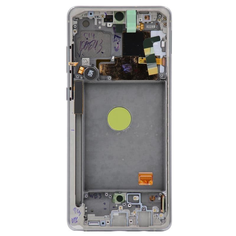 Service Pack - OLED Screen and Digitizer Assembly w/ Frame for Samsung Galaxy Note 10 Lite (N770) (Aura Glow)