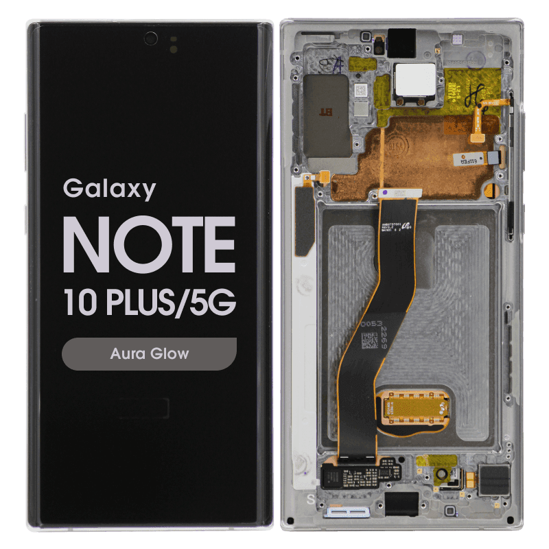Refurbished - OLED Screen and Digitizer Assembly w/ Frame for Samsung Note 10 Plus / 5G (N975 / N976) (Aura Glow)